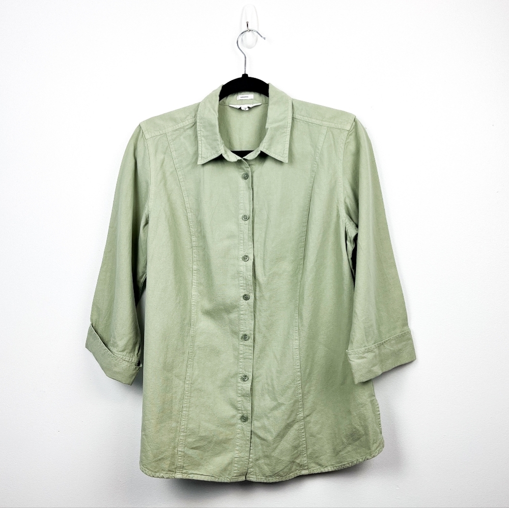 Northern Reflections 100% Cotton Button-Up